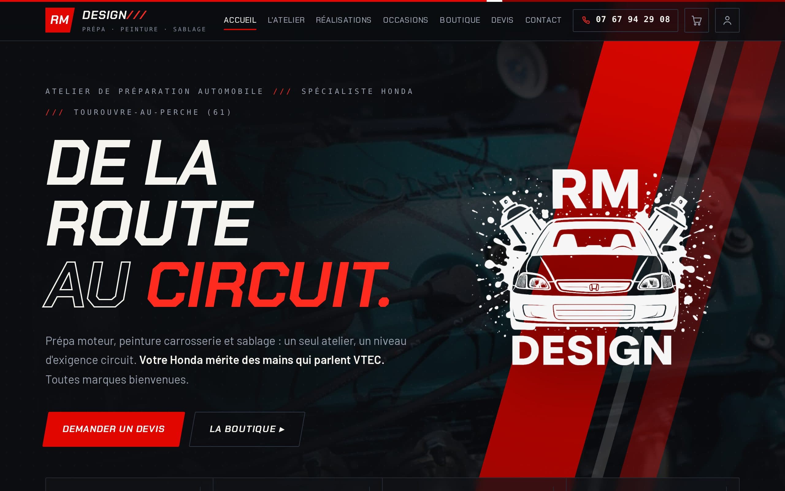 Page d’accueil de rmdesign-atelier.fr